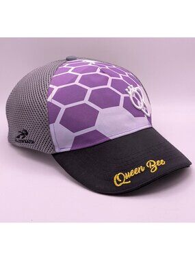Queen Bee Half Marathon Snapback Hat Running Adjustable Cincinnati Headsweats